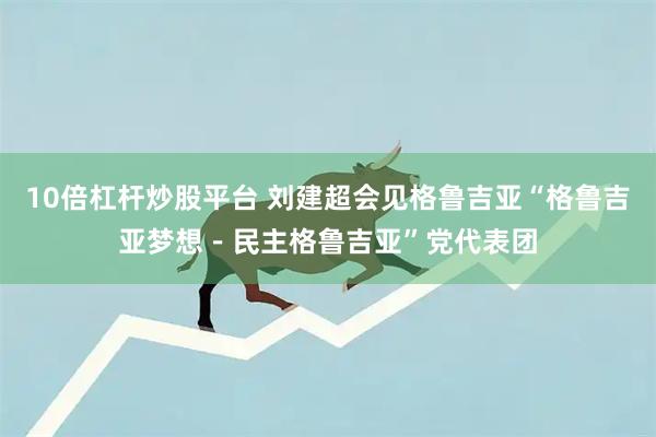 10倍杠杆炒股平台 刘建超会见格鲁吉亚“格鲁吉亚梦想－民主格鲁吉亚”党代表团